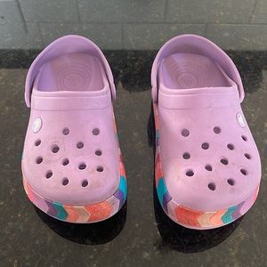 Kids Purple Crocs